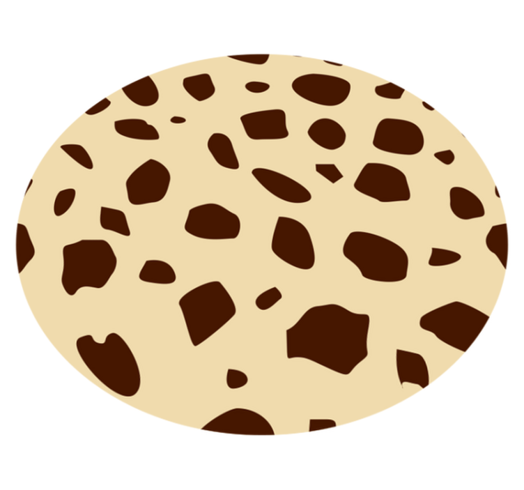 Plettet varme vinyltæppe med dyreprint - TenStickers