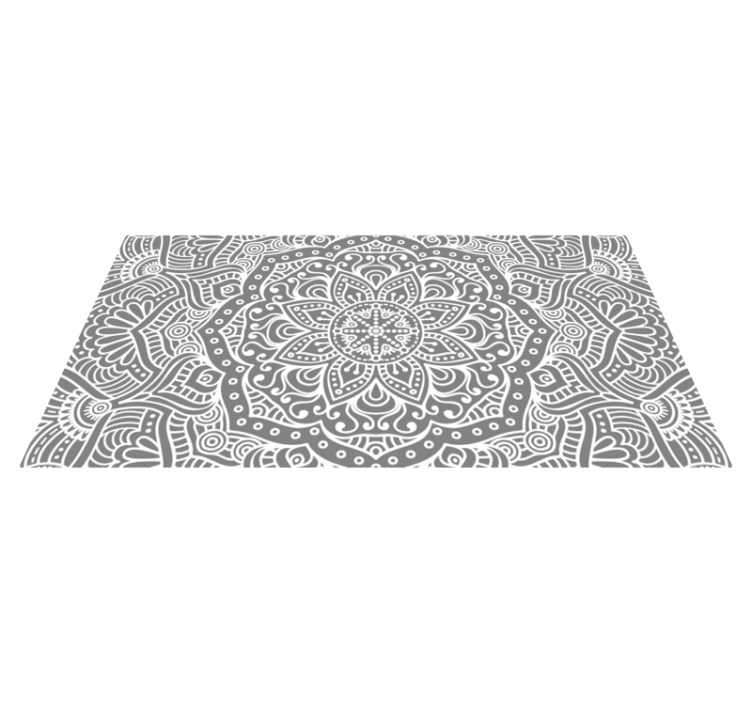 Elegant mandala soveværelse vinyl tæppe - TenStickers