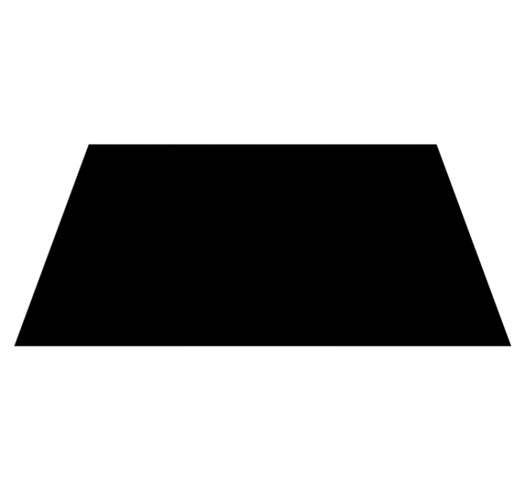 Sort vinyl tæppe til stuen - TenStickers