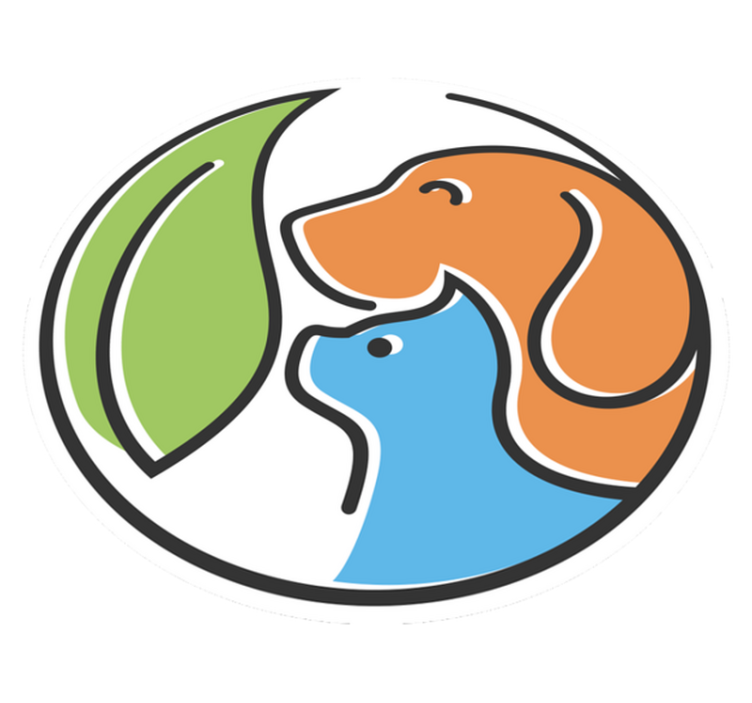 Abstrakte dyreansigter vinyltæpper med dyr - TenStickers