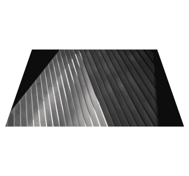 Enkle grå nuancer nordisk vinyltæppe - TenStickers