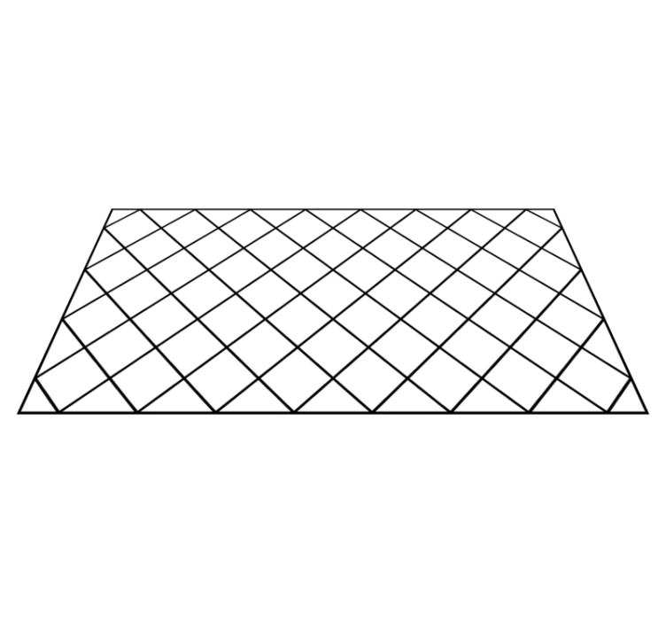 Sorte og hvide firkanter nordisk vinyltæppe - TenStickers