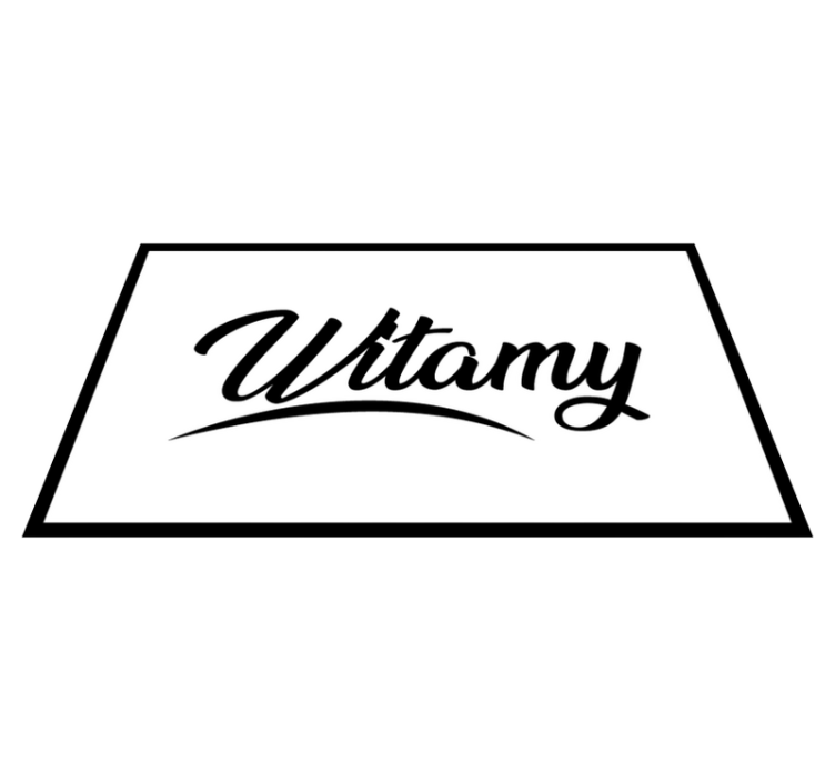 Velkommen tynde tæppe entré hal fliser - TenStickers