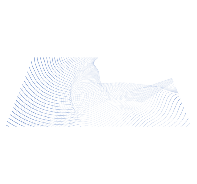 Flydende bølgemønster moderne vinyl tæppe - TenStickers