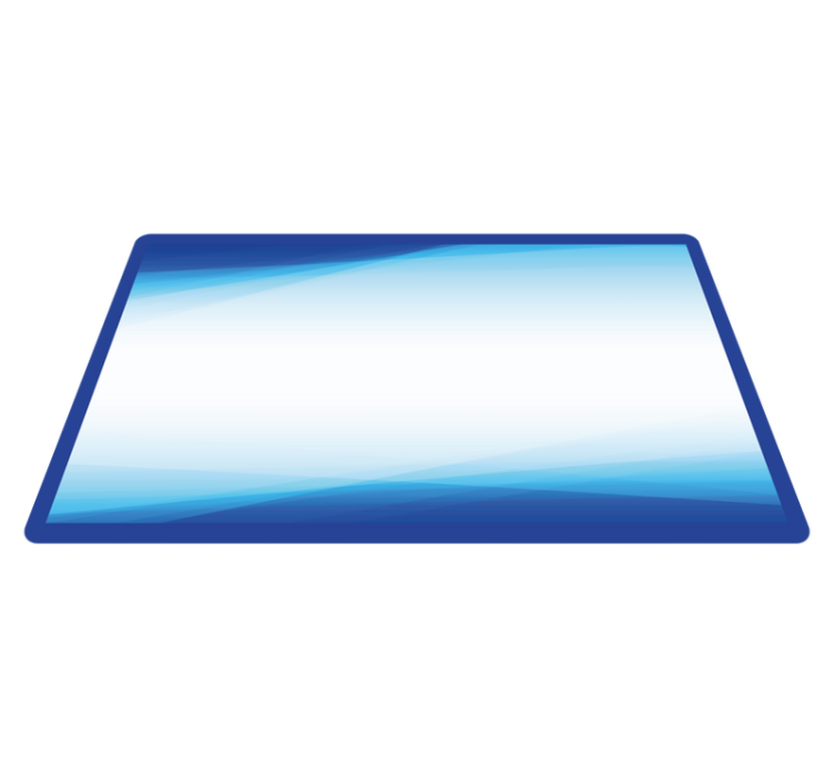 Kølig gradientblanding minimalistiske vinyl tæppe - TenStickers