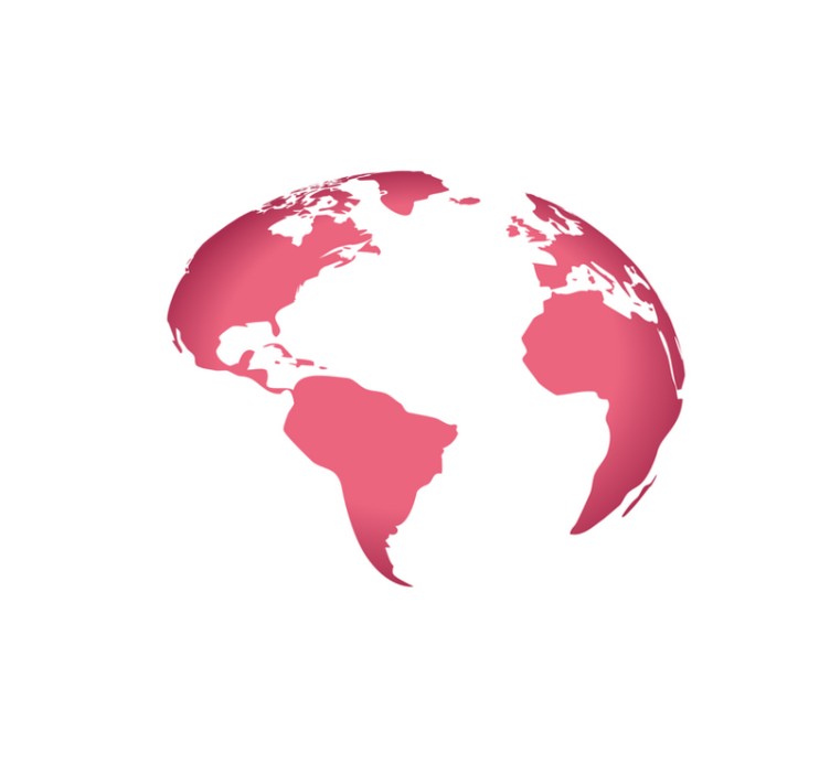 Elegante lyserøde design entréfliser - TenStickers