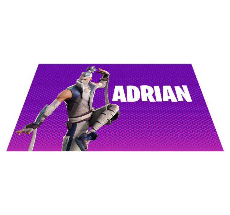 Personlig spillefigur vinyl tæppe til teenagere - TenStickers