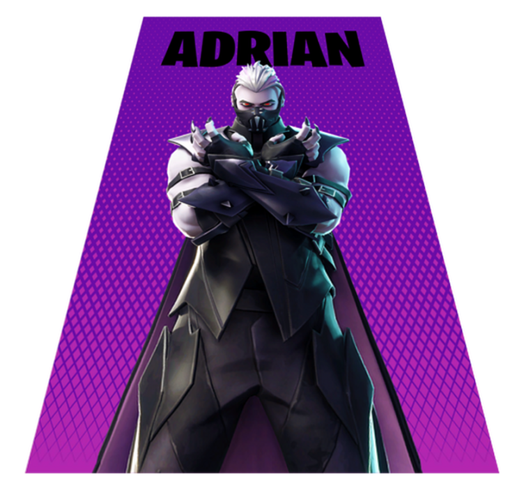 Brugerdefineret spilnavn vinyl tæppe til teenagere - TenStickers