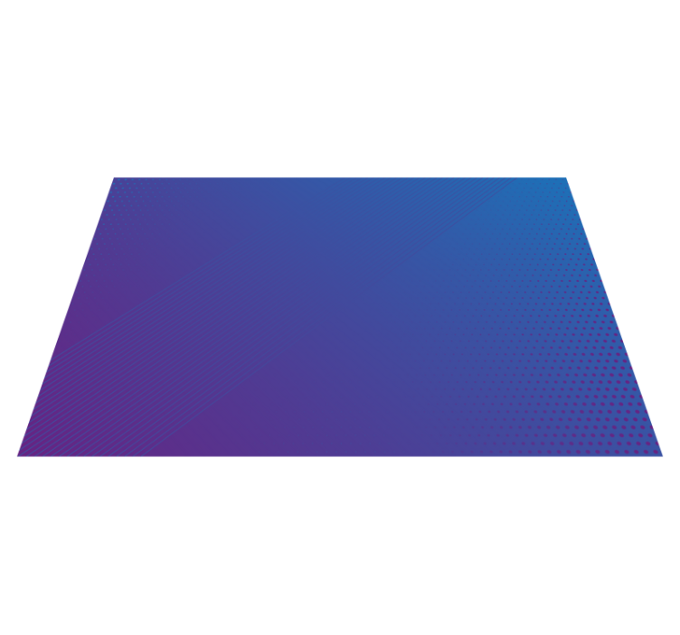 Gradient blåt mønster moderne vinyl tæppe - TenStickers