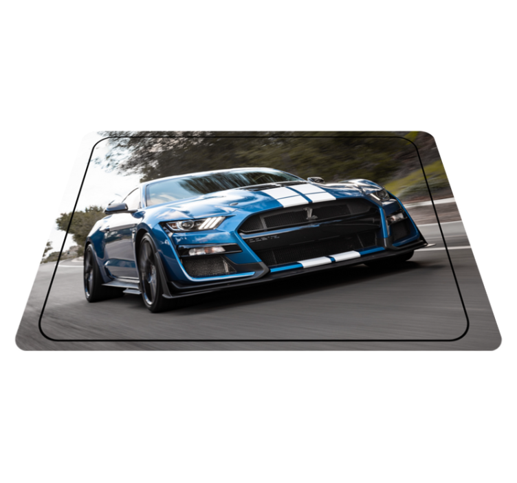 Shelby gt350 vintage vinyl tæppe - TenStickers