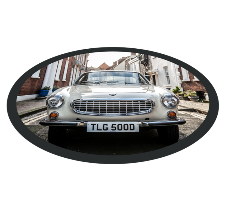 Volvo p1800 vintage vinyl tæppe - TenStickers