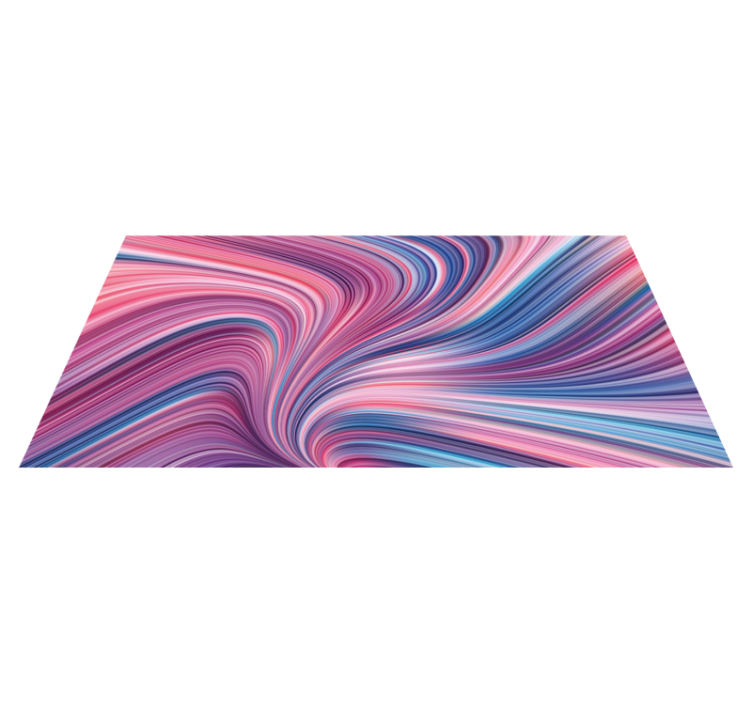 Vridende farvekorrementer tekstur vinyl tæppe - TenStickers