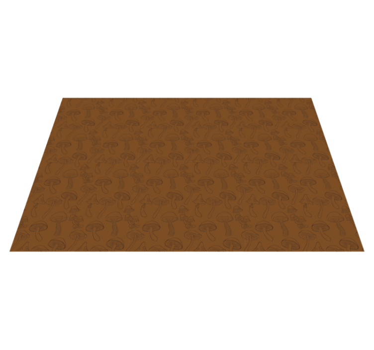 Svampe mønster natur vinyl tæppe - TenStickers