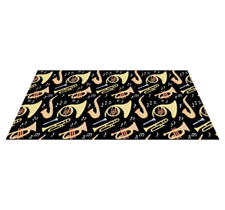 Vinyltæpper til begivenheder musikalske instrumenter - TenStickers