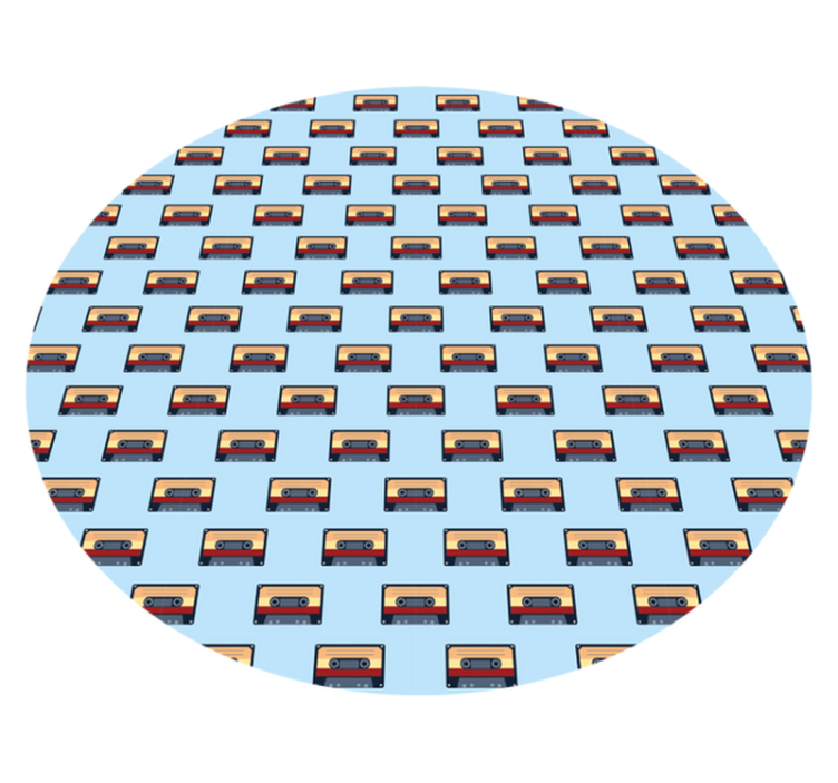 Vintage vinyl tæppe retro kassette koncept - TenStickers