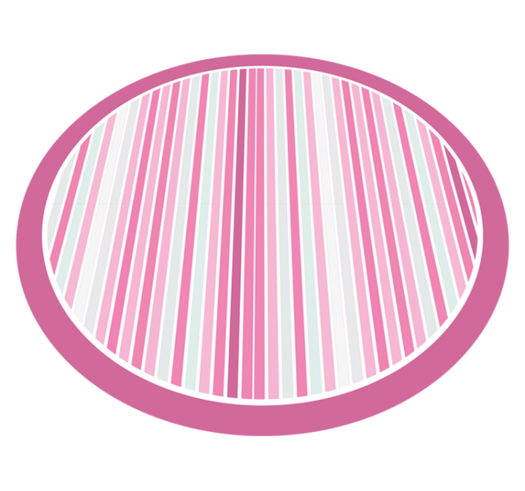 Elegant stribet stil stribede vinyl tæppe - TenStickers