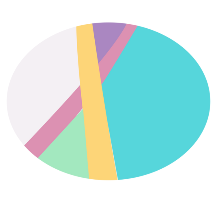 Minimalistiske vinyl tæppe med kraftige farveblokke - TenStickers