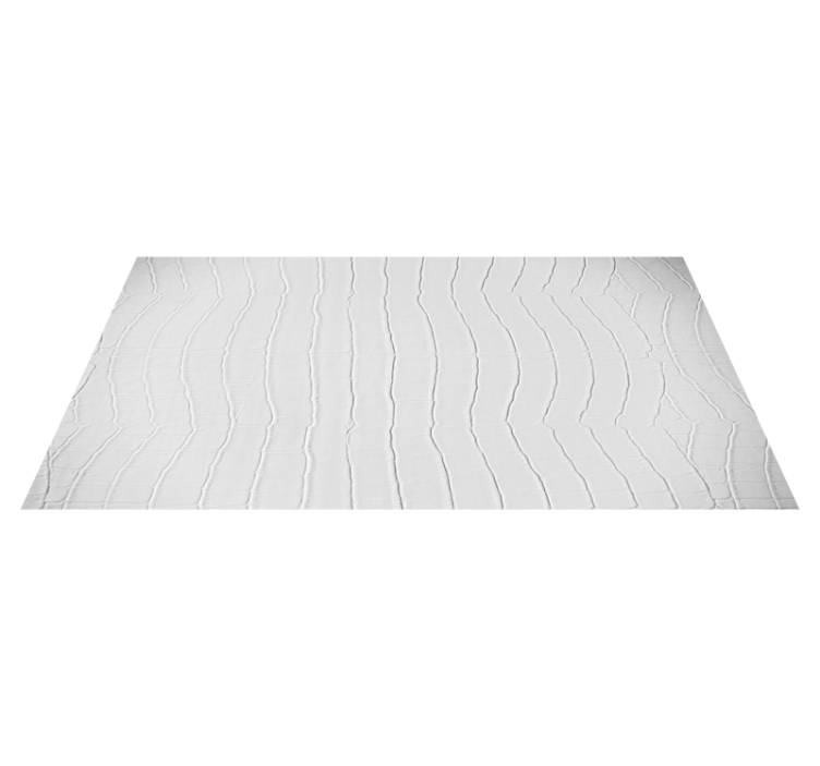 Hvidt læder tekstur rektangulært tæppe - TenStickers