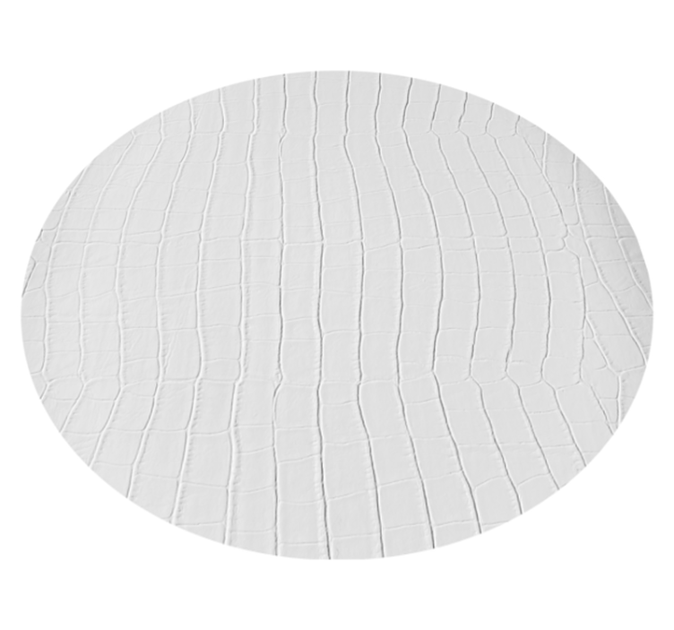 Hvidt krokodillemønster vinyltæpper med dyr - TenStickers