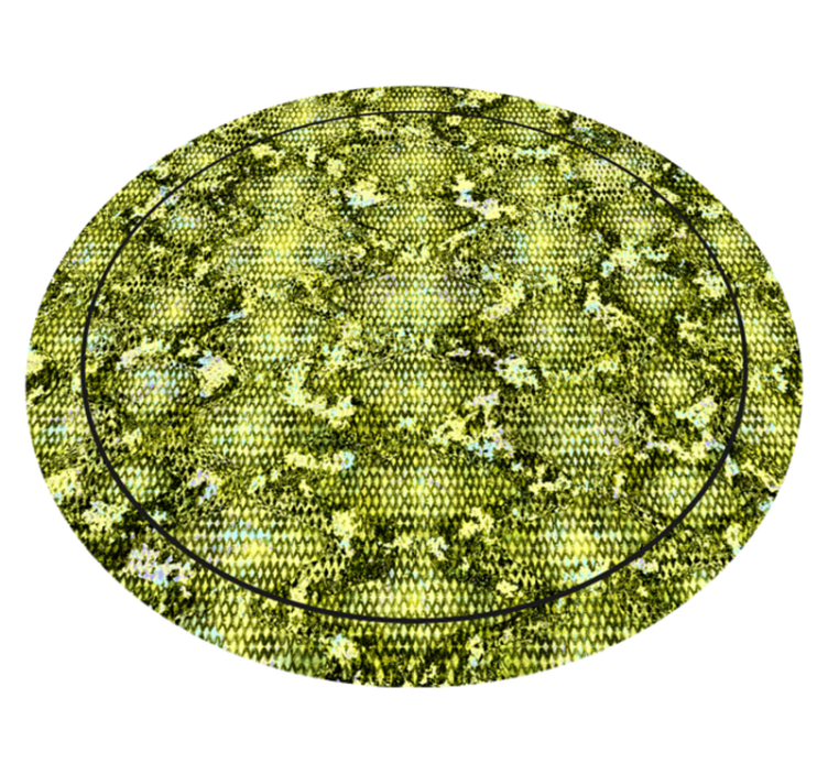 Vinyltæppe med dyreprint reptil grøn hud - TenStickers