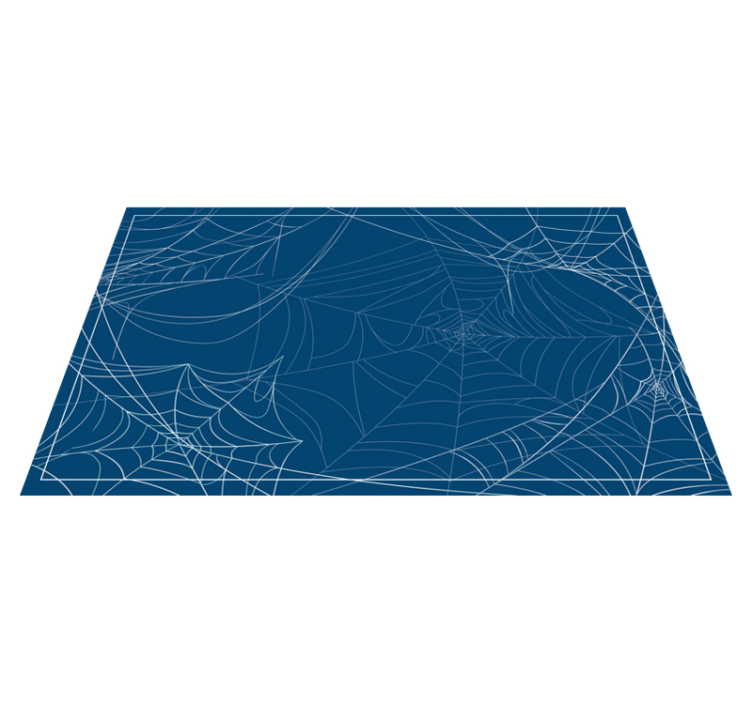 Edderkoppespind mønster vinyltæpper til halloween - TenStickers