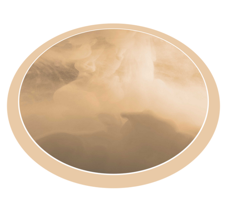 Bløde cremebølger vinyl tæppe til badeværelset - TenStickers