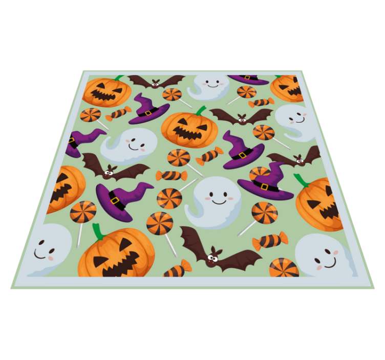 Vinyltæpper til halloween glade halloween stemninger - TenStickers