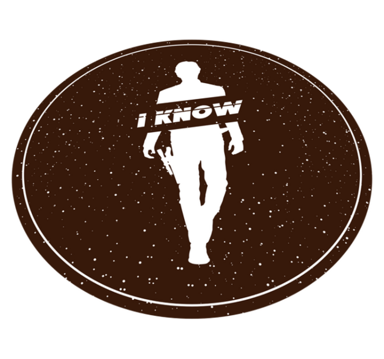 Minimalistisk silhuetudsagn minimalistiske vinyl tæppe - TenStickers