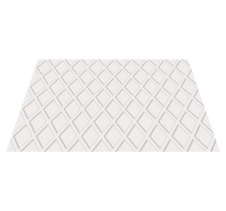 Geometriske vinyl tæppe diamantidé - TenStickers