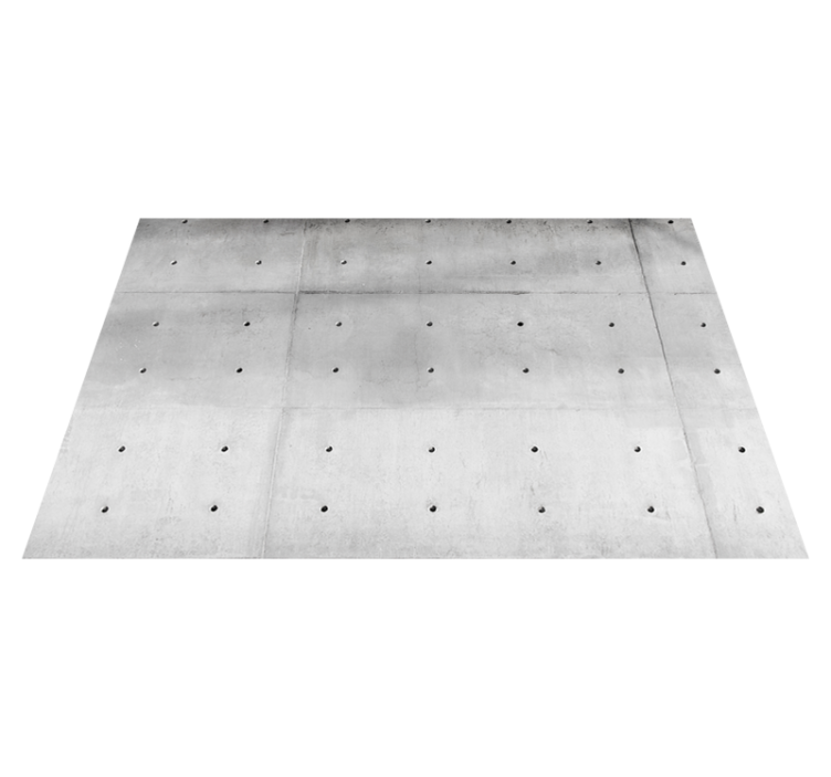 Cement strukturer design "industriel stil" tæppe - TenStickers