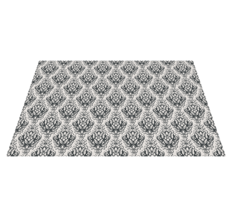 Barok flisemønster vintage vinyl tæppe - TenStickers