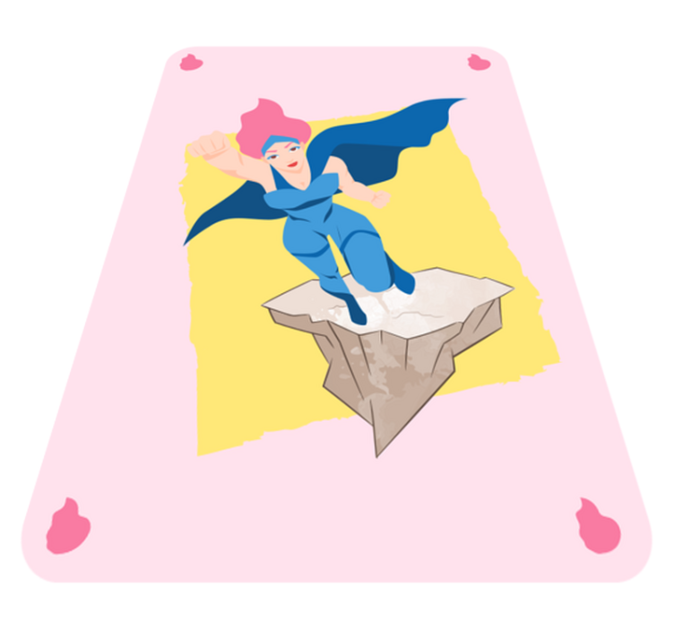 Billeder af superhelteeventyr tæppe til børneværelse - TenStickers