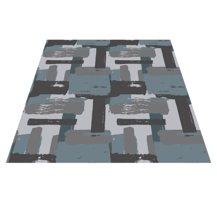 Abstrakt mosaik mosaik vinyl tæppe - TenStickers