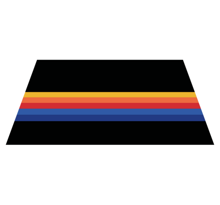 Vintage gaming striber stribede vinyltæpper - TenStickers