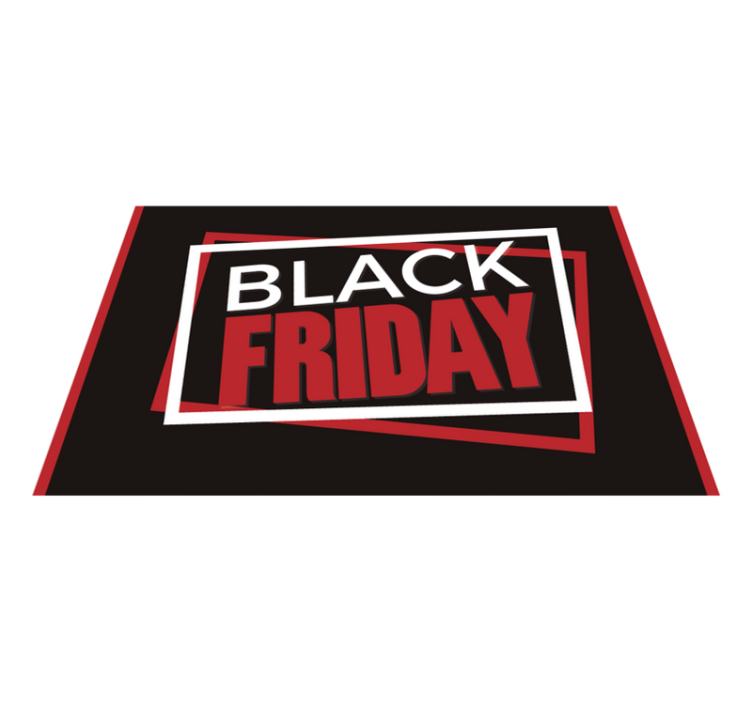 "Black Friday er her! Få 50% rabat på alle varer!""Black Friday e - TenStickers