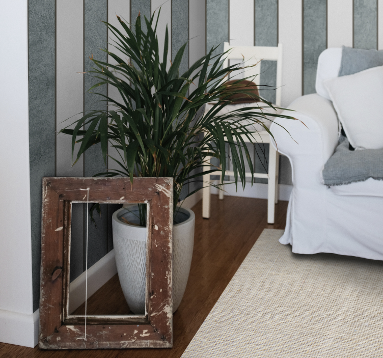 Naturligt beige bomuldsstruktur nordisk vinyltæppe - TenStickers