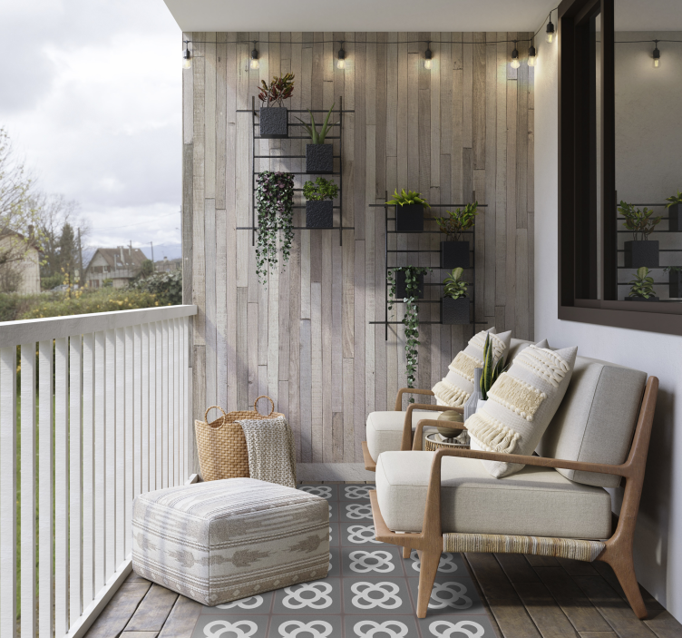 Tæppe pvc panot barcelona mosaik - TenStickers