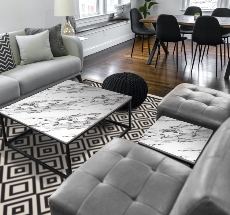 Mosaik område tæppe mosaik gulvfliser - TenStickers