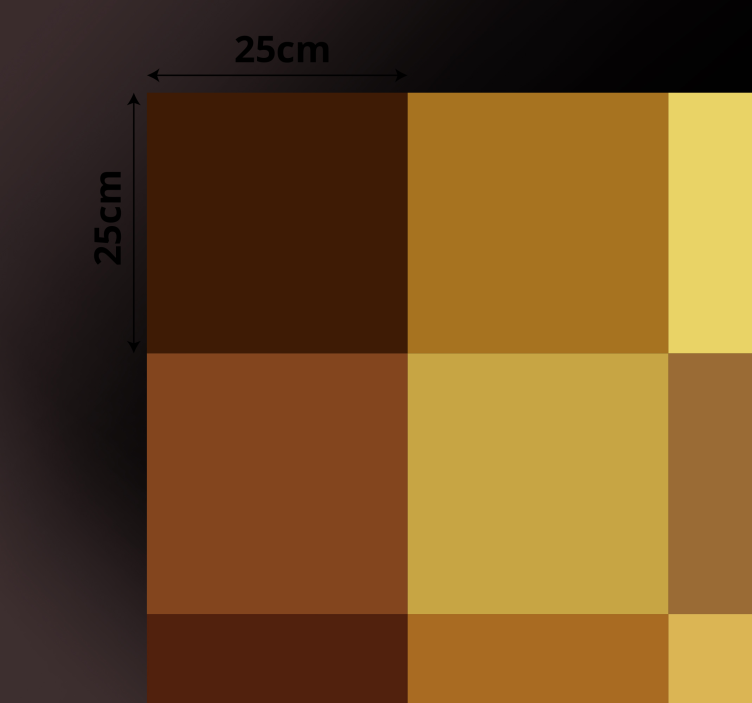 Blåternet mønster geometriske vinyl tæppe - TenStickers