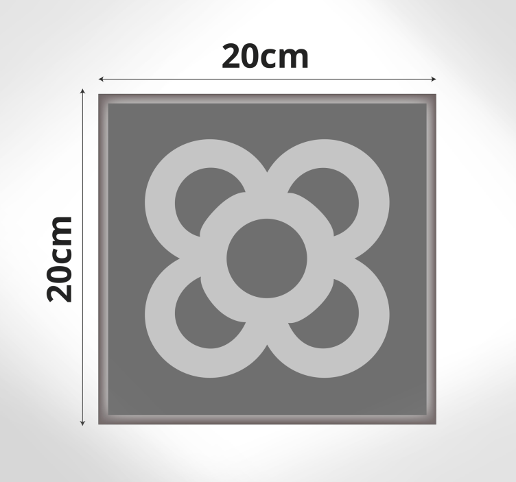 Tæppe pvc panot barcelona mosaik - TenStickers