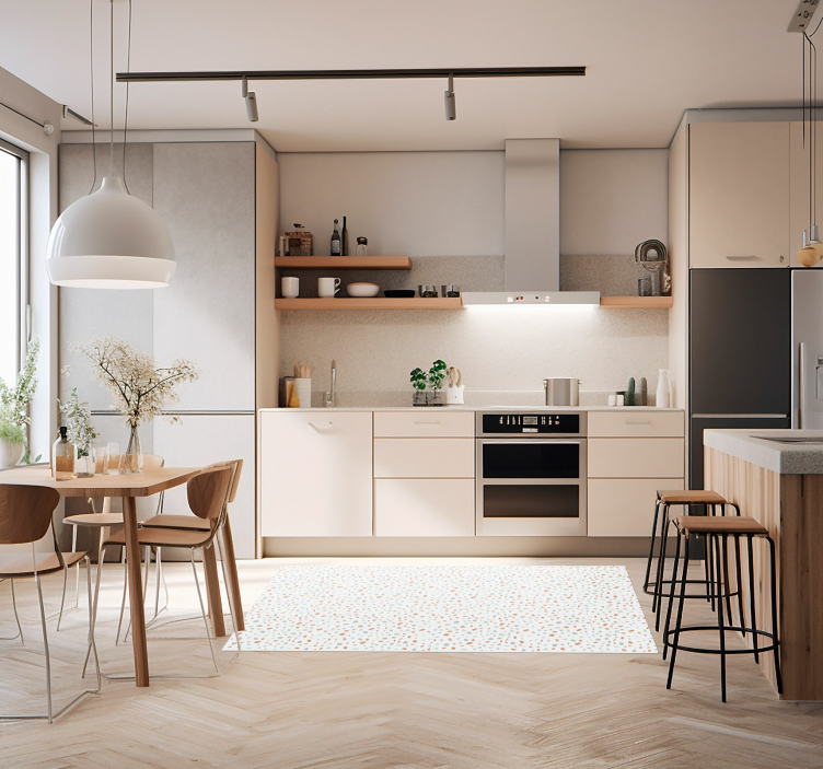 Terrazo slik flise tæppe - TenStickers