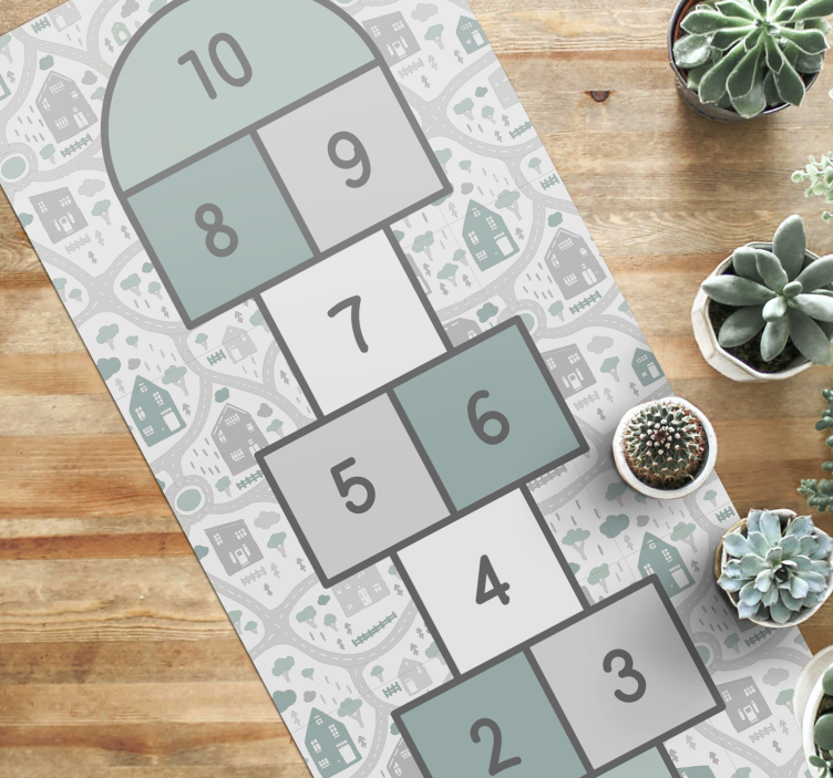 Legepladsdesign til børnemåtte - TenStickers