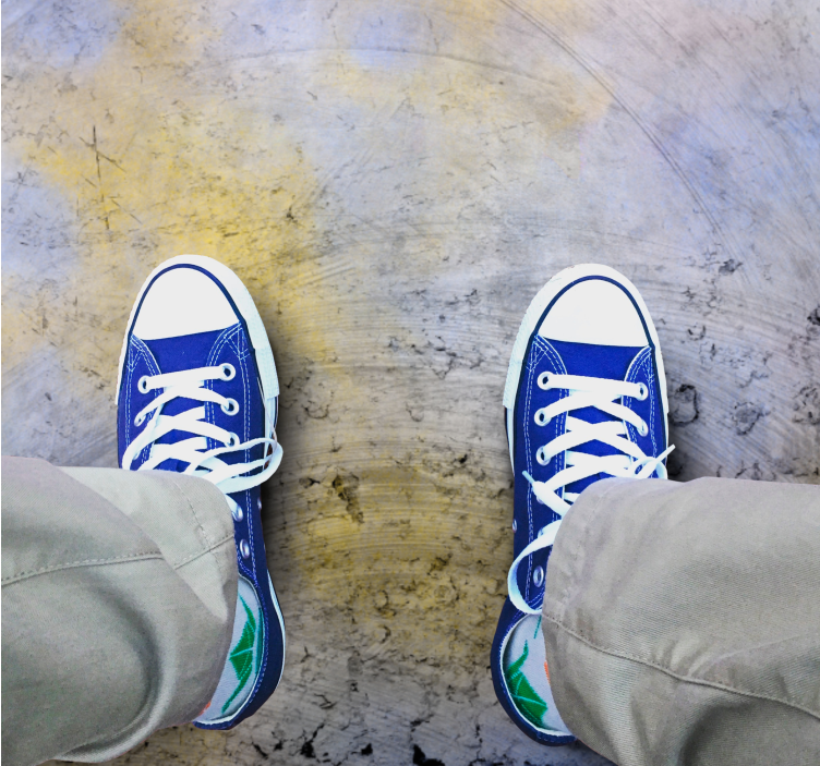 Abstrakt tekstureret overflade tekstur vinyl tæppe - TenStickers