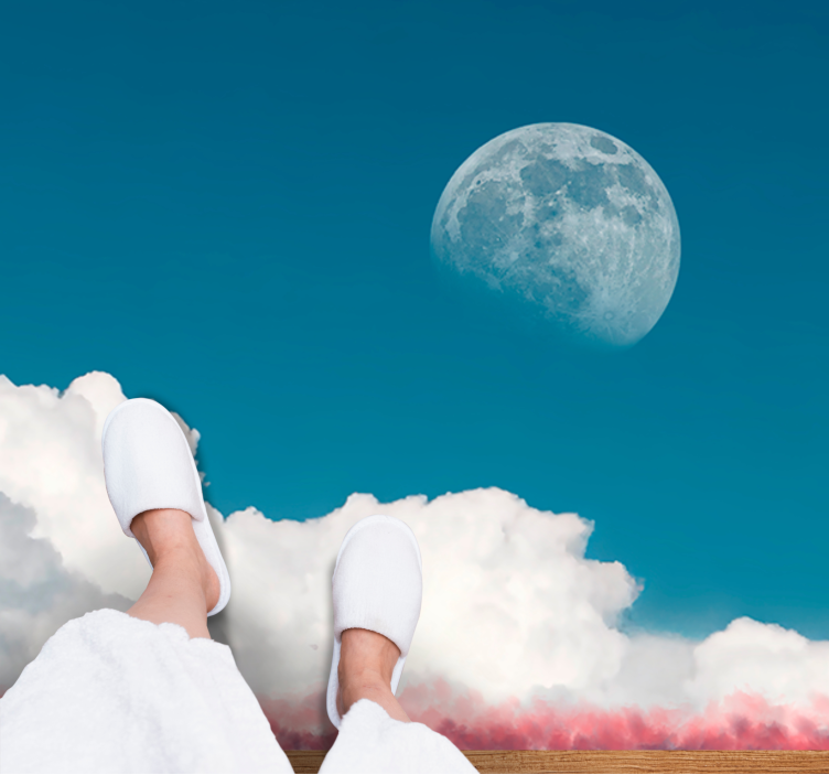 æterisk skyhorisont vinyl tæppe - TenStickers