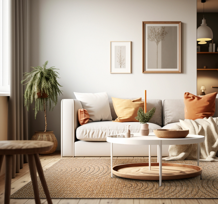 Arcos Effekt Strikning geometriske vinylmåtter - TenStickers