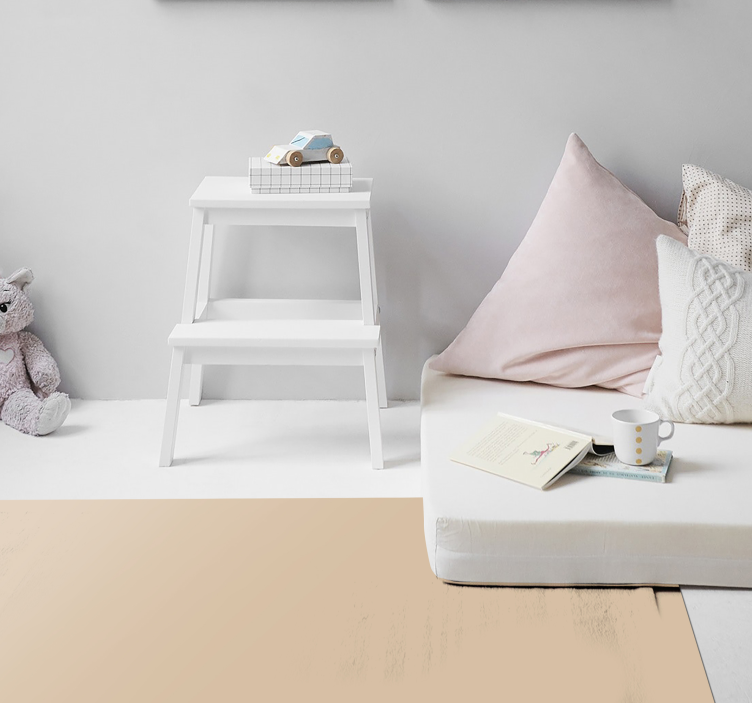 Beige moderne tæppe - TenStickers