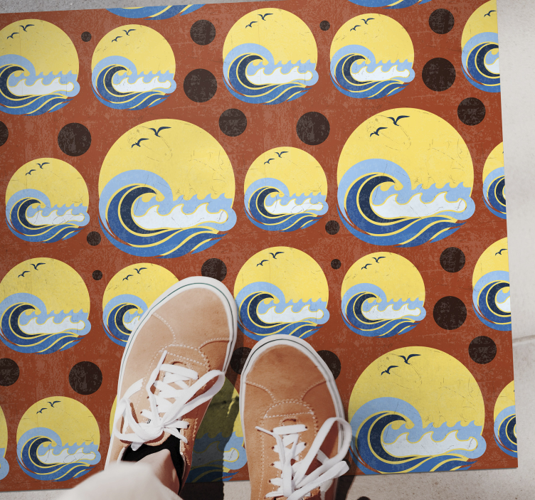 Billeder fra havet vinyl tæppe - TenStickers