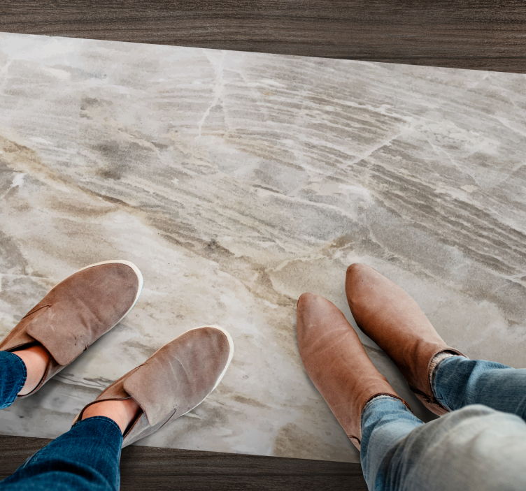 Elegant finish marmor vinyl tæppe - TenStickers