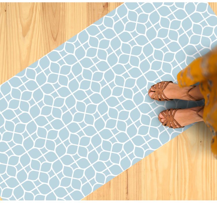 Fliser effekt mønster badeværelse gulve - TenStickers