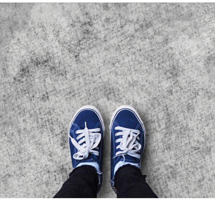 Grå marmor tekstur vinyl tæppe til stuen - TenStickers